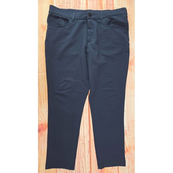 Panama Jack Mens Navy Blue Slim Fit Pants 40X30 - Picture 1 of 7